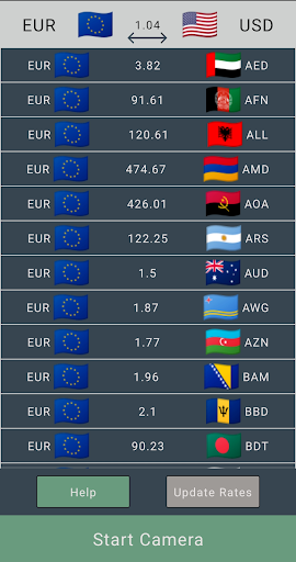 Android application Currency Translator screenshort