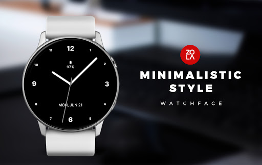 Android application Minimalistic Style Watch Face screenshort