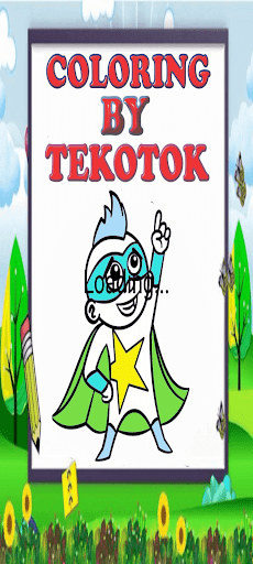 Android application Superhero Coloring screenshort