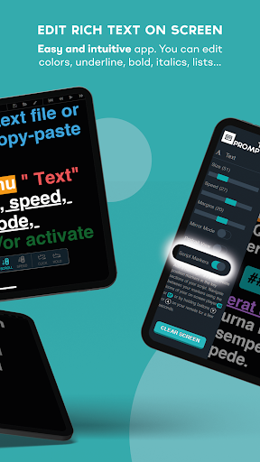 Screenshot of TeleprompterPAD