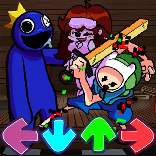 Download Rainbow Friends Blue FnF Game android on PC