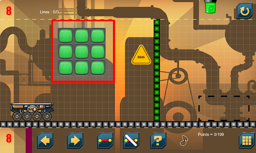 Android application Truck and Line physics puzzles screenshort
