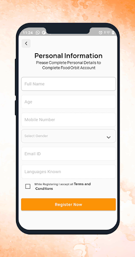 Food Orbit Delivery Partner