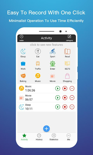 TimeRecord Screen 2
