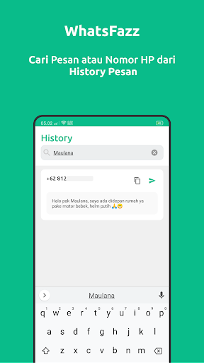 WhatsFazz — WA Tanpa Simpan