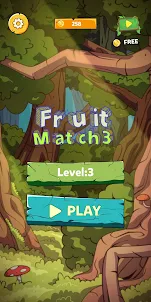 Magical Fruit Match 3 - 3D