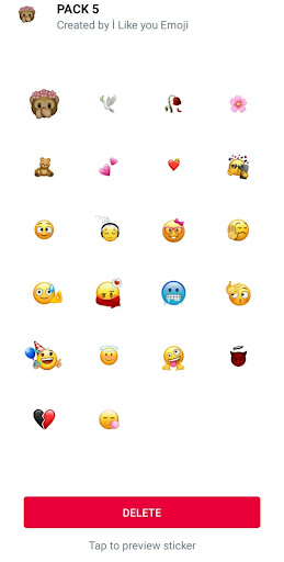 İ Like you Emoji Stickers Screenshot 2 - AppWisp.com
