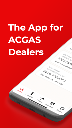 Android application myACGAS Dealer screenshort