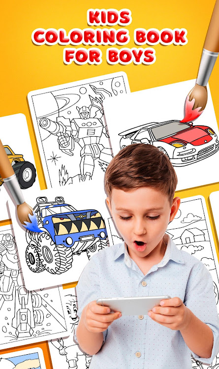 Kids Coloring Book for Boys - 1.3.4.1 - (Android)