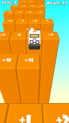 Android application Blox Pixel Jump Rampage 3D screenshort