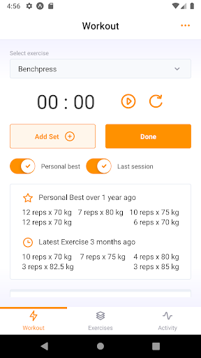 Android application robic screenshort