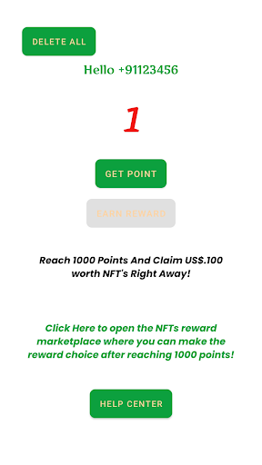 Dhuwit - Rewards as NFTs Screen 3