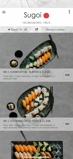 Sugoi Sushi Screen 2
