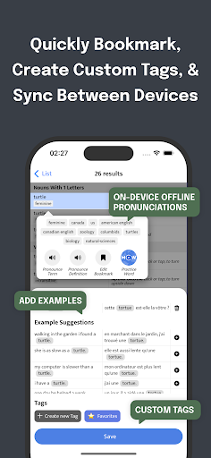 Offline French Dictionary ekran görüntüsü