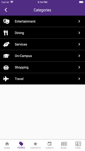 WesternU Alumni PURPLE PERKS Screen 2