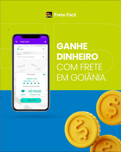 Android application Frete Fácil screenshort