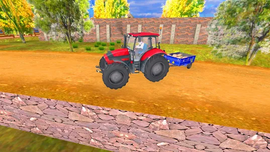 Tractor Trolley Farming Game