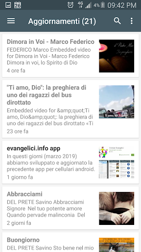 Cristiani Evangelici Screen 2