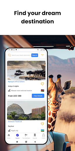 Vacay Experience Screen 2