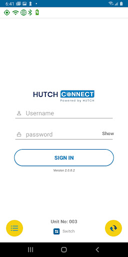 Android application Hutch ELD screenshort