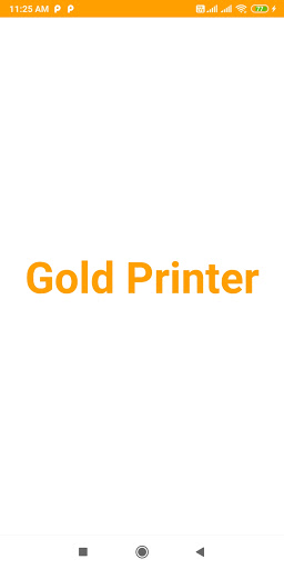Android application Gold Printer screenshort