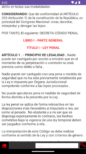Código Penal de Honduras Screen 2