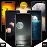 Cover Image of Unduh Moon Wallpapers 2021 - New 4K moon wallpapers 4 APK