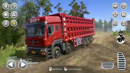 Android application Indian Truck Driving screenshort