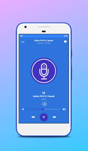 Android application kalika fm 95.2 chitwan nepali screenshort