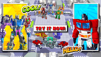 Game screenshot マージ ロボット カー トランスフォーメーション mod apk