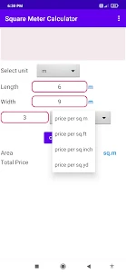 Square Meter Calculator