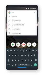 Associative Swipe (Home button Capture d'écran
