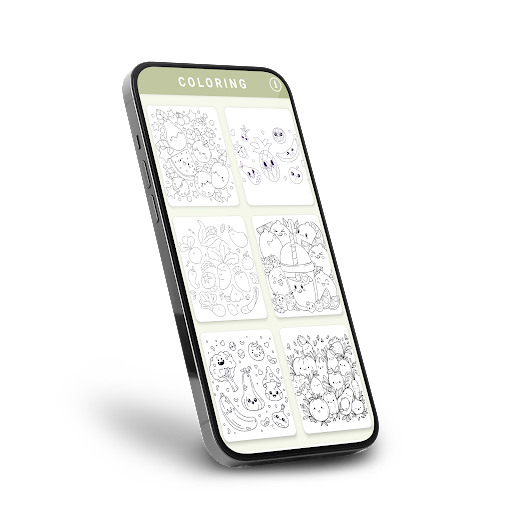 Fruits Coloring Book Game Screen 2