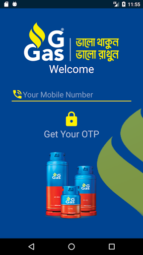 Android application GGas LPG Online cylinder shop screenshort