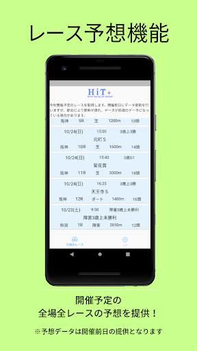 Android application HiT Plus ～IT競馬解析・予想アプリ～ screenshort