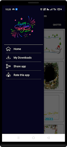 Happy New Year Wishes Frames Screen 2