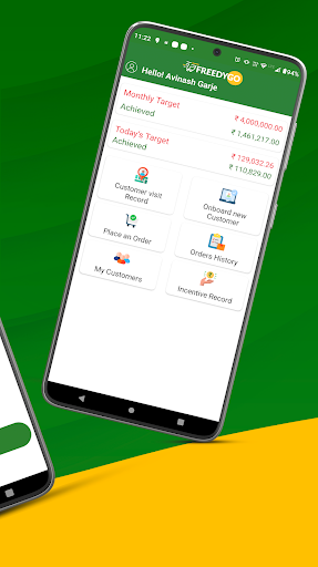 Freedygo Sales App Screen 2