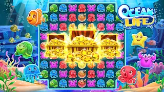 Ocean Match-3 Puzzle Game - Screenshot 2