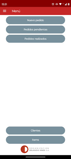 Android application Pedidos Agro screenshort