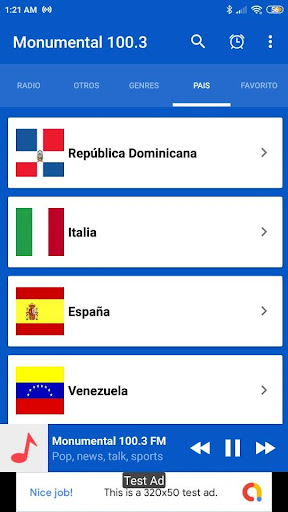 Monumental 100.3 FM App RD Screen 3