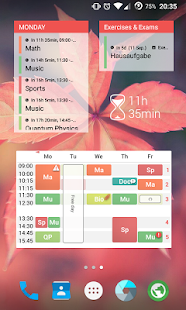 TimeTable++ Schedule Screenshot
