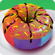 Delicious Rainbow Donut