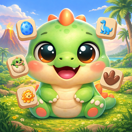 Dino Tile Match Puzzle