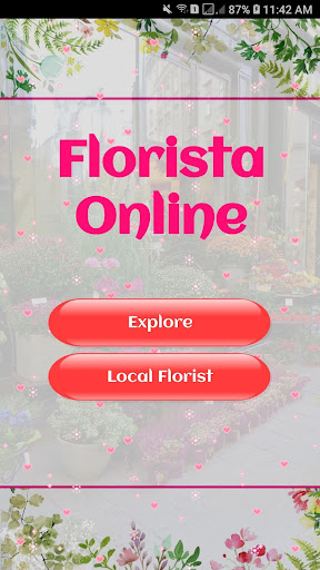 Android application Florista Online screenshort