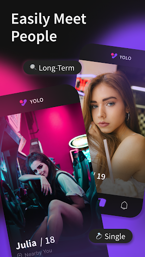 Android application Yolo – Chat & Meet screenshort