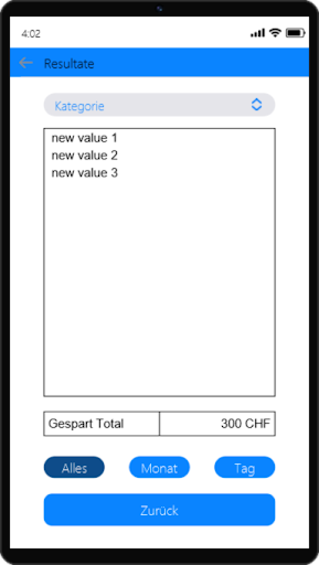 SaveUp Screen 2