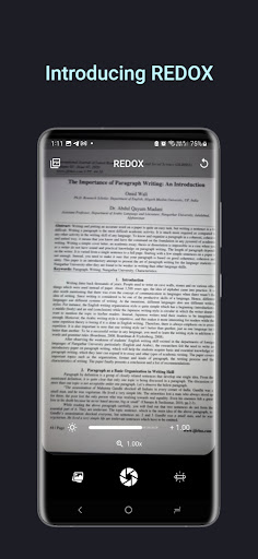 Android application REDOX screenshort