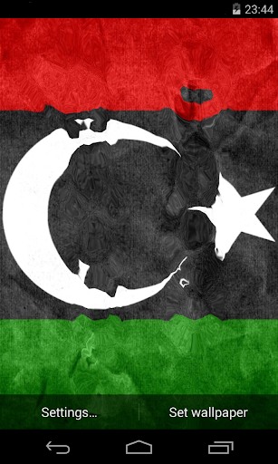Flag of Libya Live Wallpaper Screen 2
