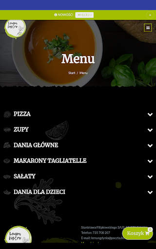 Lemon Bistro Screen 3