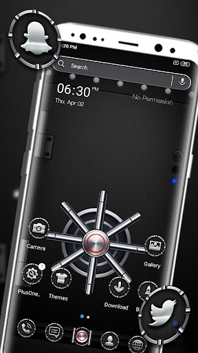 Android application Metal Vault Launcher Themes screenshort